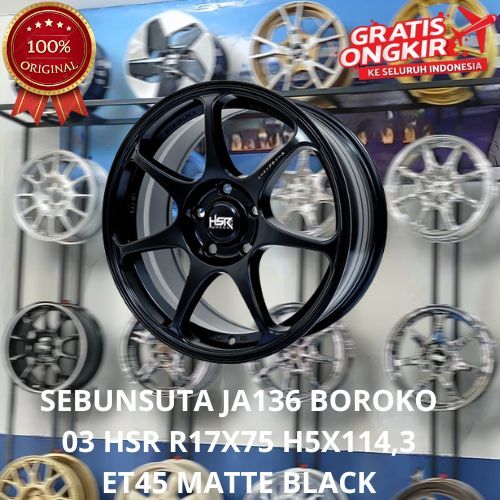 VELG MOBIL RACING HSR SEBUNSUTA PELEK MOBIL UKURAN R17 PELEK MOBIL YARIS CROSS