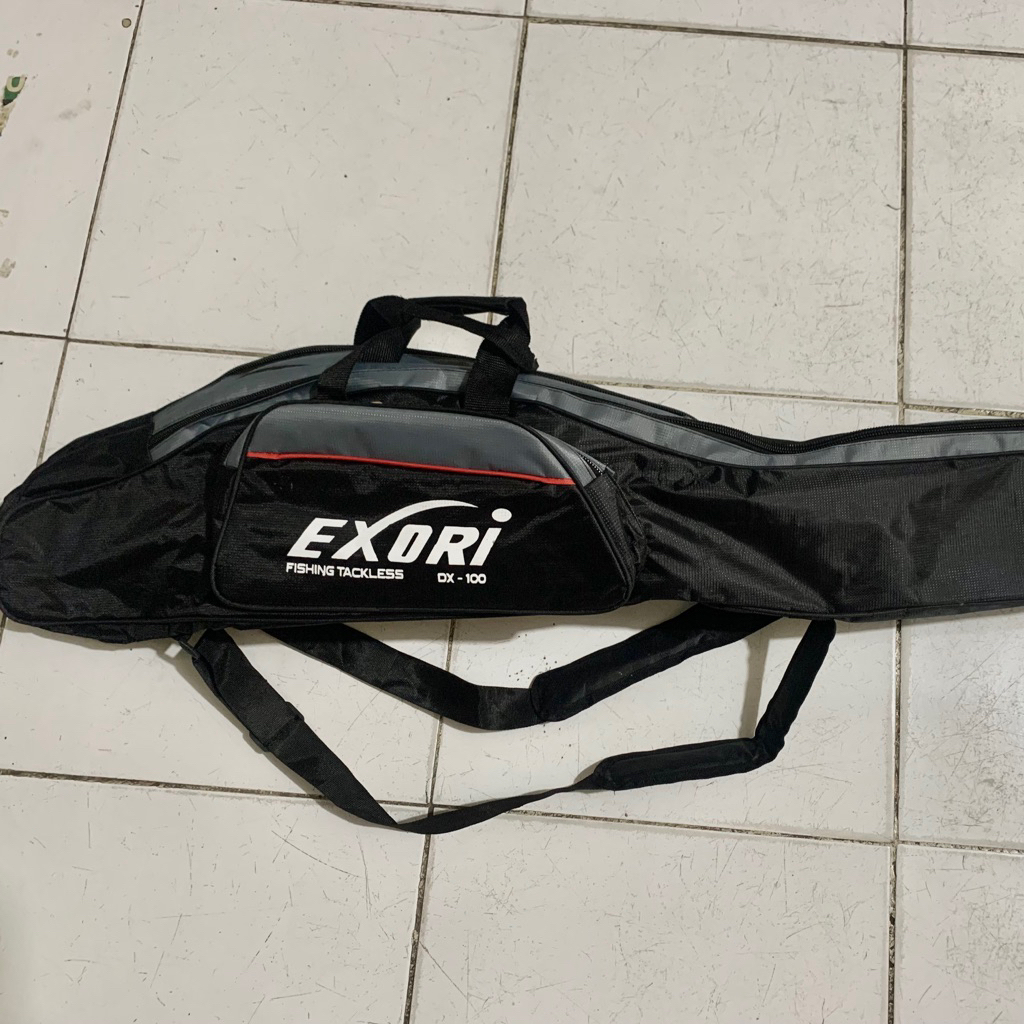 Tas Pancing Exori Fishing Tackless Type DX 60cm/80cm/ 100cm/120cm Ransel 2 kamar,Bahan Berkualitas &