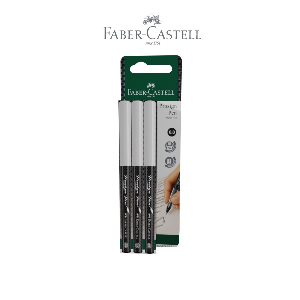 Faber-Castell Ballpoint Pen ProSign ? Pulpen Khusus untuk Tanda Tangan Tinta Dokumen Proof - Gambar 4