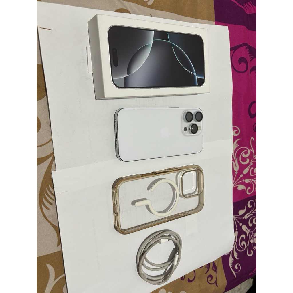 iPhone 16 Pro 128GB iBox Like New, BH 100%, Garansi Aktif