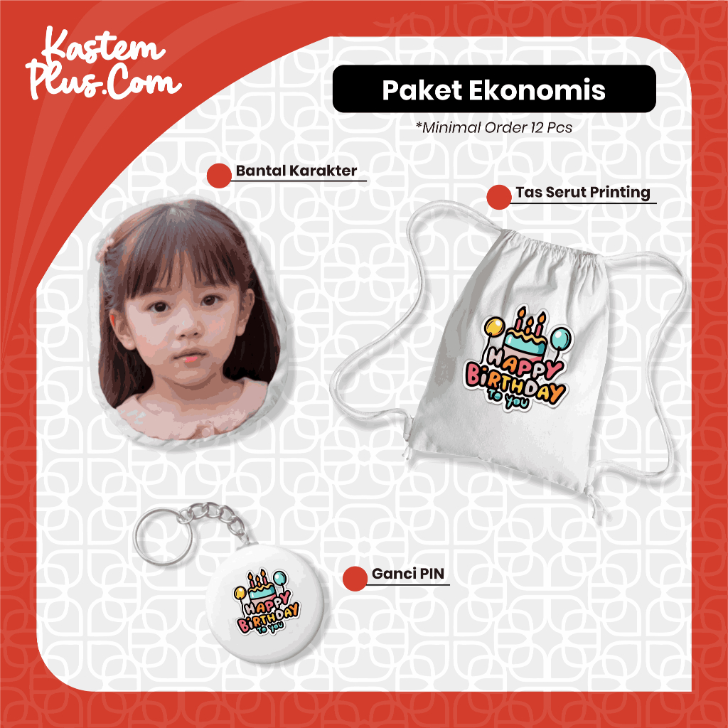 Paket Hampers Ultah Anak Custom Happy Birthday Souvenir Ulang Tahun