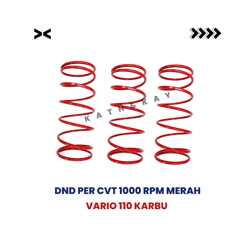 PER CVT 1000 RPM  RED - VARIO 110 KARBU - DND