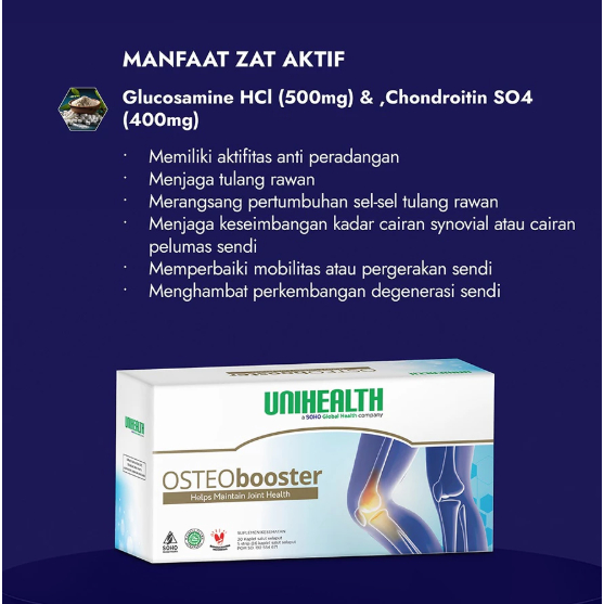 Suplemen untuk Tulang dan Sendi | OSTEOBOOSTER Unihealth