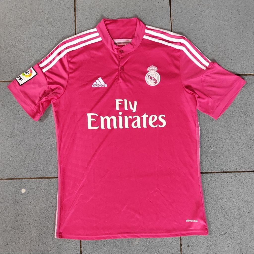Kaos Jersey Real Madrid 2014 pink Original Size Fit M-L
