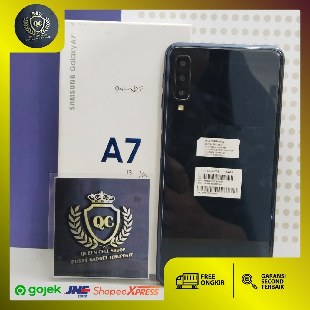 SAMSUNG GALAXY A7 2018 4/64 SECOND FULLSET