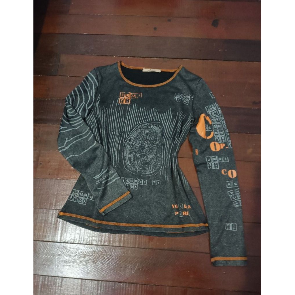 NEW y2k acubi streetwear top