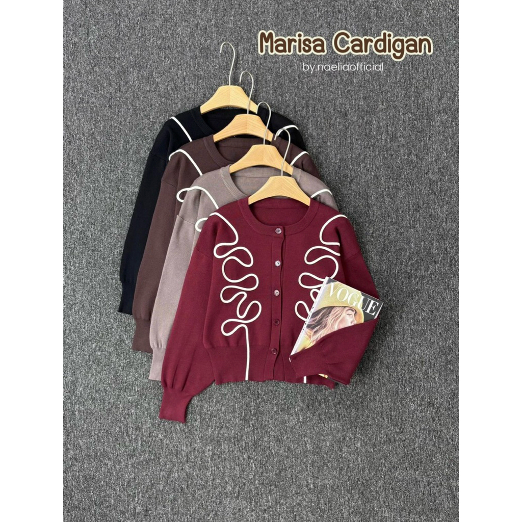 by.naeliaofficial - MARISA CARDIGAN - atasan wanita - cardigan kekinian