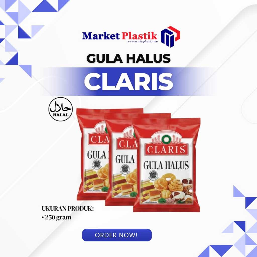 Gula Halus Claris/Gula halus/Gula tabur Putih