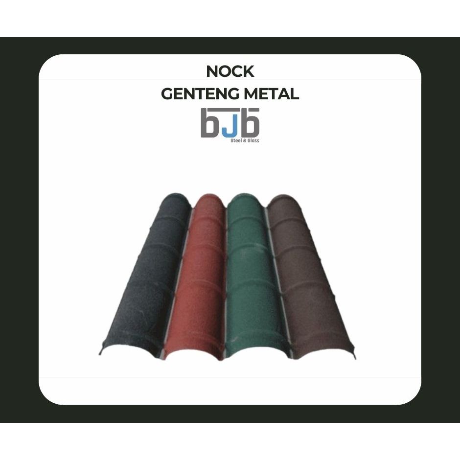 Nock Genteng Metal Multi Warna / Atap Genteng