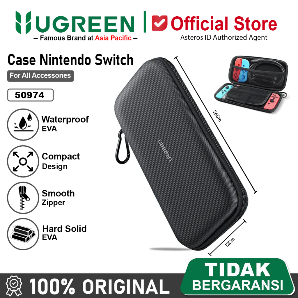 UGREEN Storage Box Pouch Nintendo Switch Hard Carrying Portable 50974