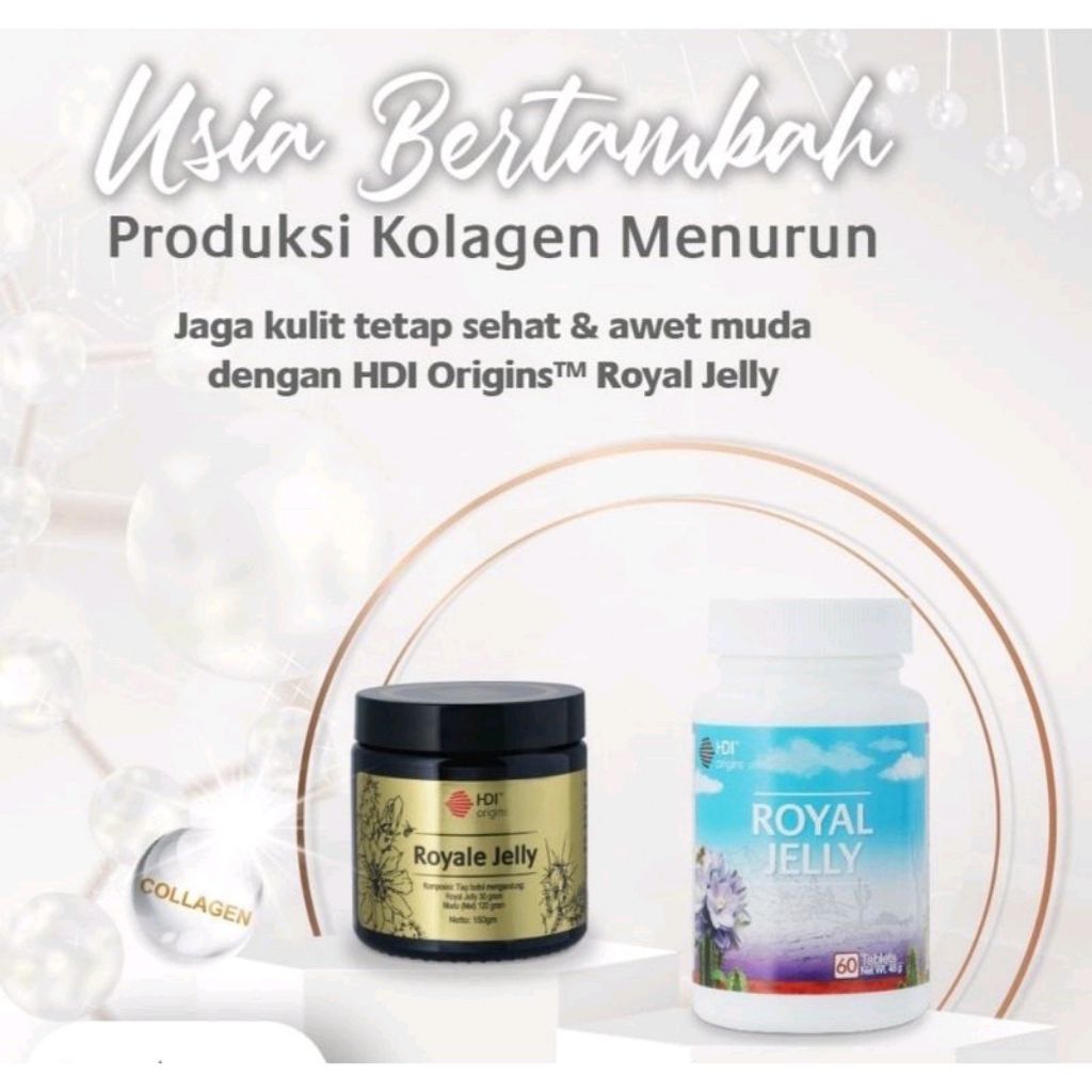 royal jelly tablet, royale jelly liquid tahun 2027