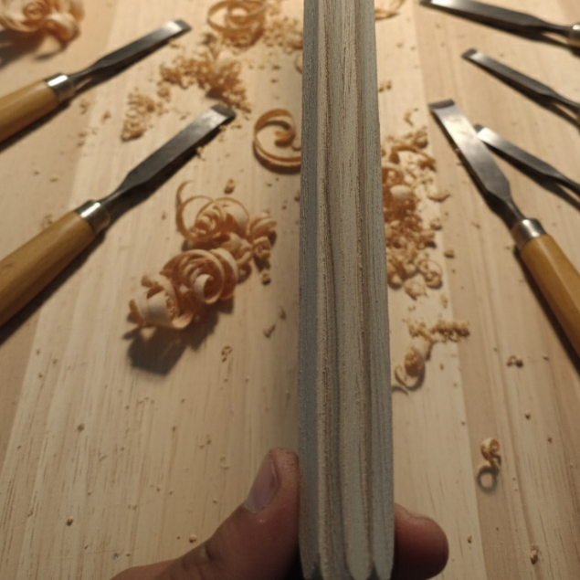 Lis Kayu Jati 120cm Untuk Pintu Dan Jendela