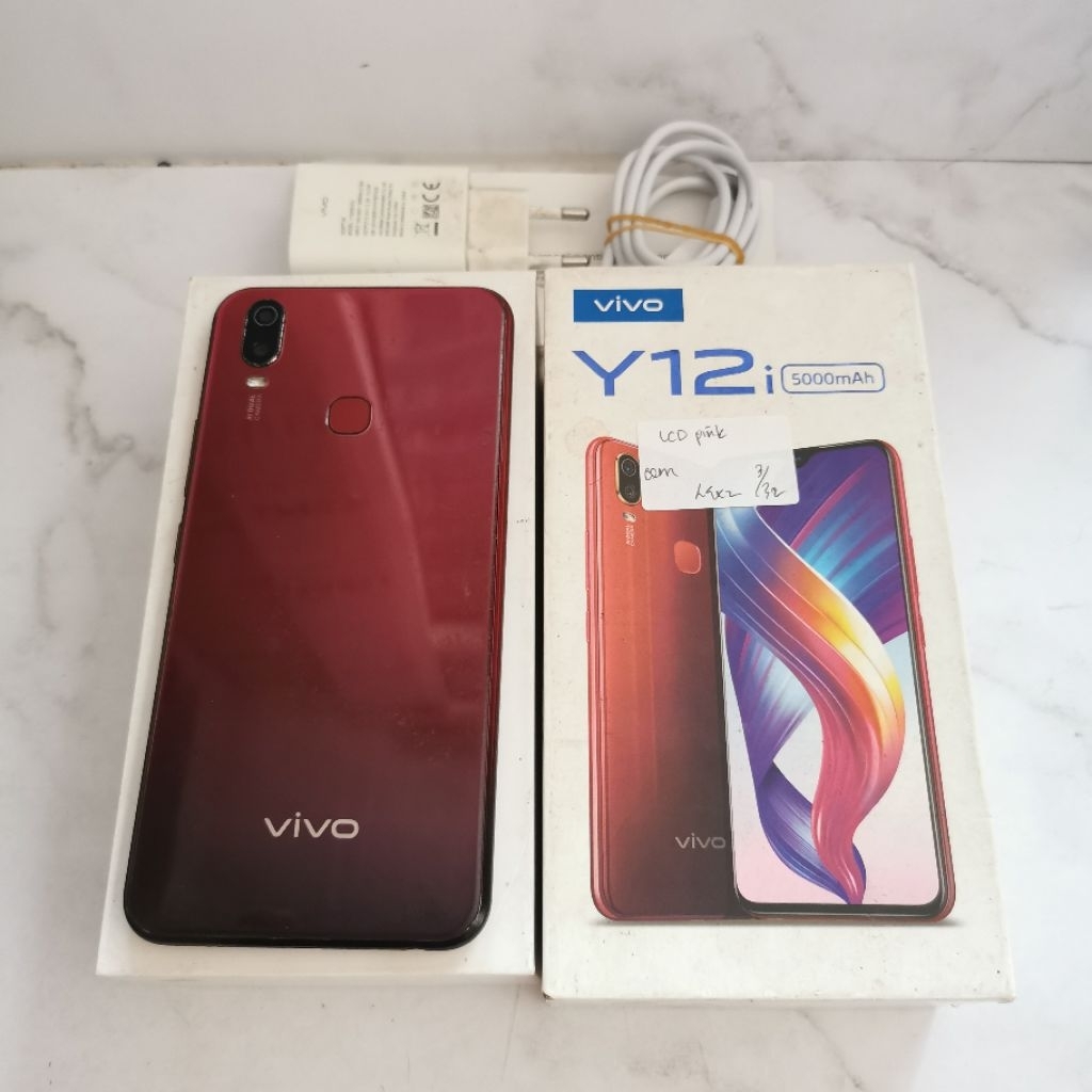 Vivo Y12i ram 3GB 32GB Bekas - Fullset Resmi - second