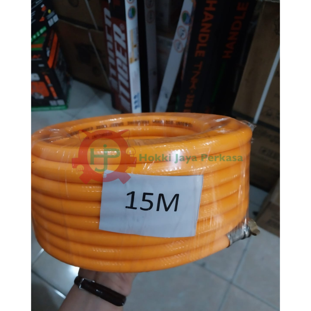 Selang Kompresor 15M 3 Lapis VERMOUNT ECO Selang Doorsmeer Selang Angin Selang Sprayer - Tahan Lama,