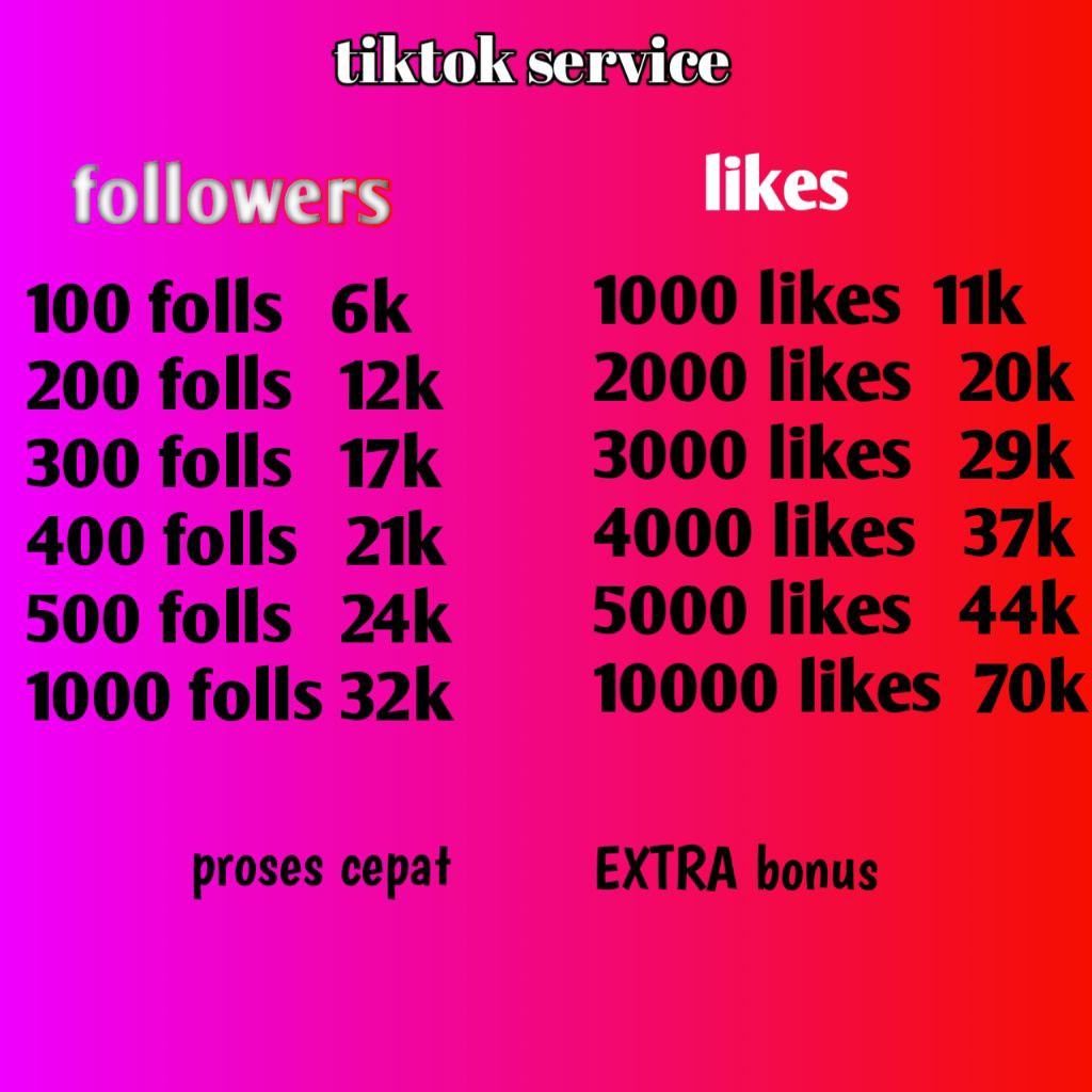LIKES TIKTOK MURAH BERGARANSI