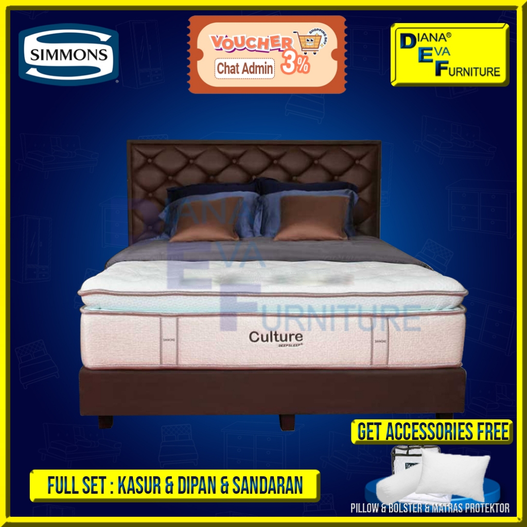 Simmons Culture SET Matras Kasur Springbed