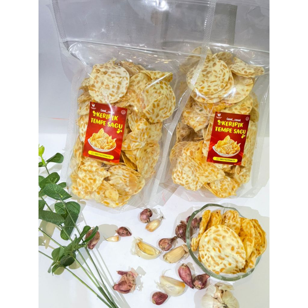 kripik tempe sagu murah 100gr enak gurih dan renyah