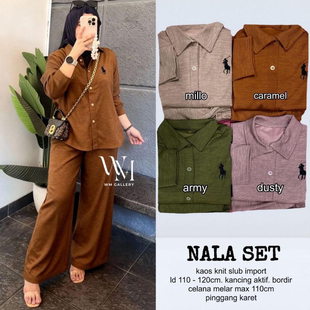 Nala Set ori by WM Galery setelan wanita muslim