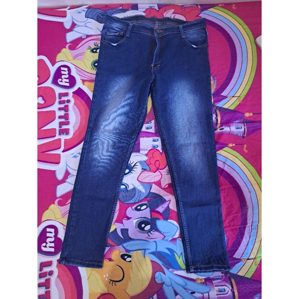 PRELOVED CELANA OLFIN SKINNY JEANS DENIM BLUE