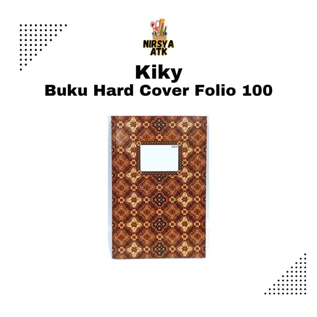 Kiky Buku Hard Cover Folio 100