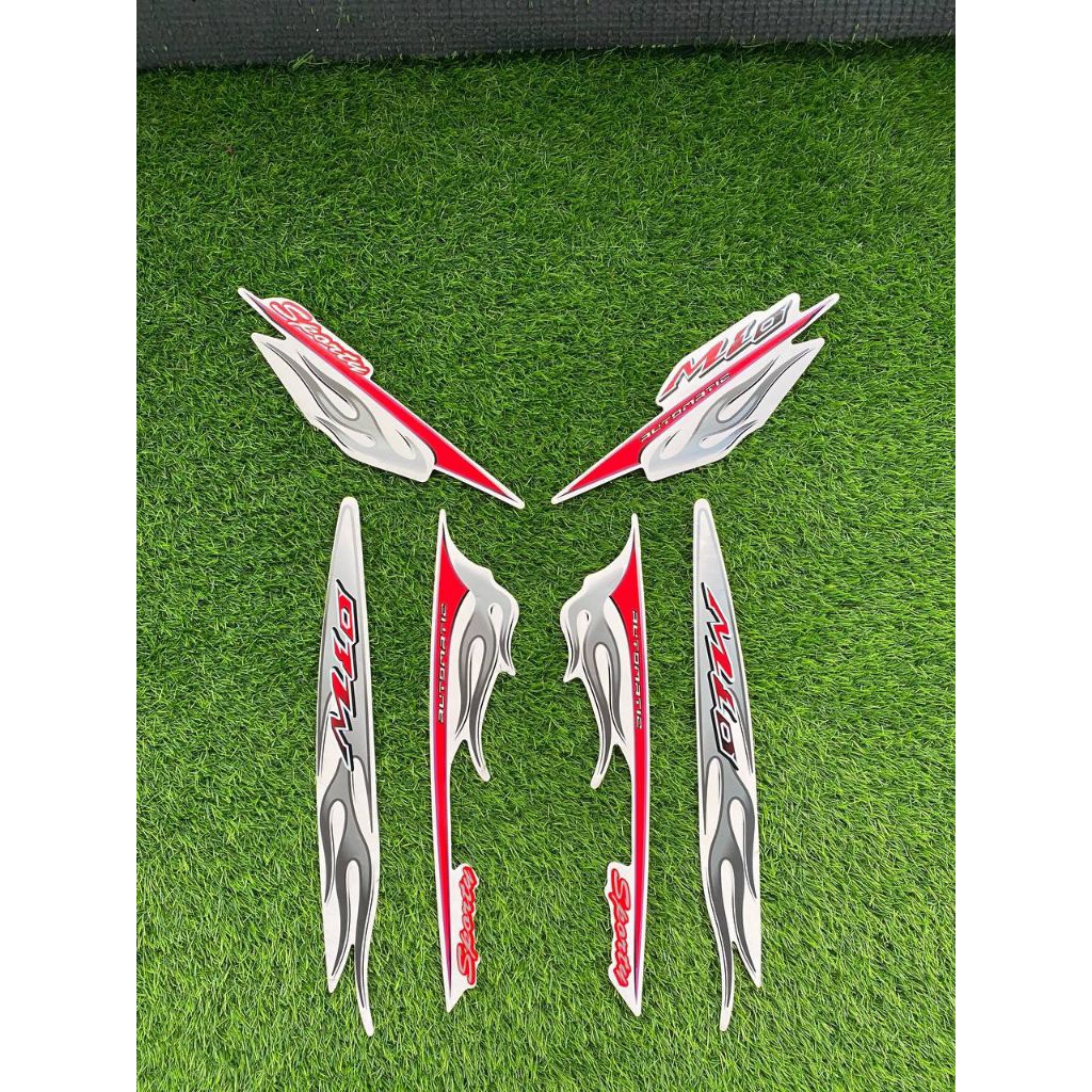 STRIPING MIO SPORTY MOTIF API PUTIH MODEL ORIGINAL