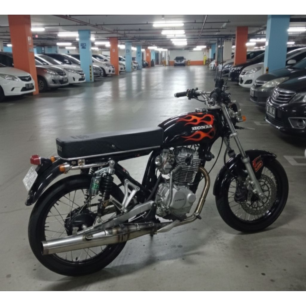 knalpot racing cb ,125 se, custom karat fullset
