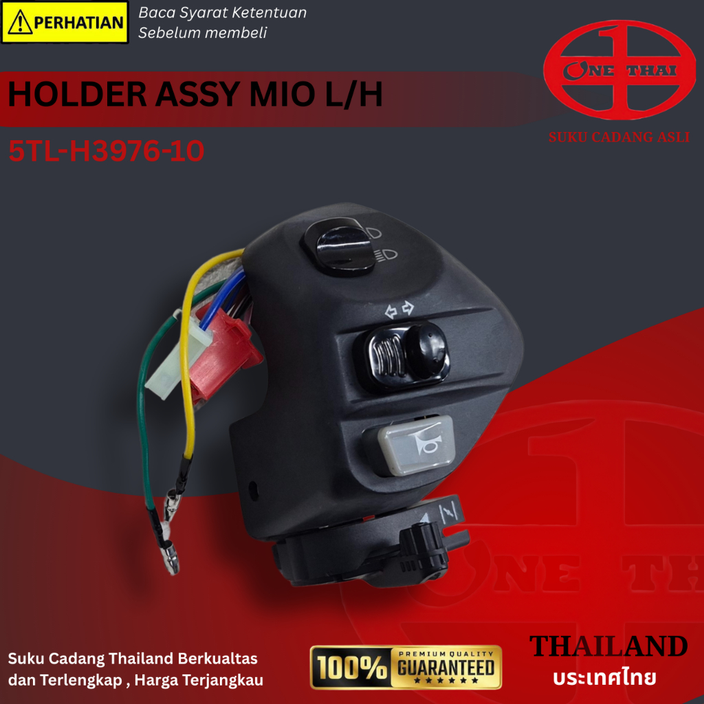 ONETHAI Holder Assy Kiri 5TL Yamaha Mio Sporty Soul Karbu Saklar LH Nouvo Z Jupiter MX