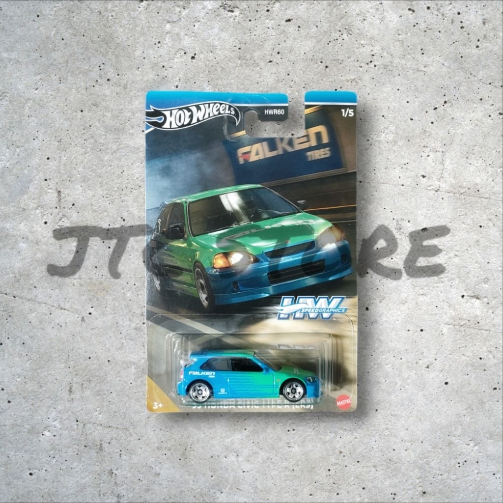 Hotwheels Honda Civic EK9 Falken