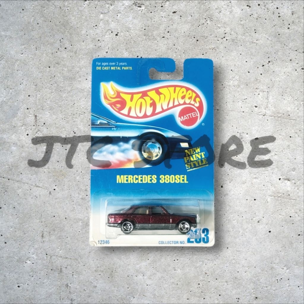 Hotwheels Mercedes 380sel Red ( Hachiko )
