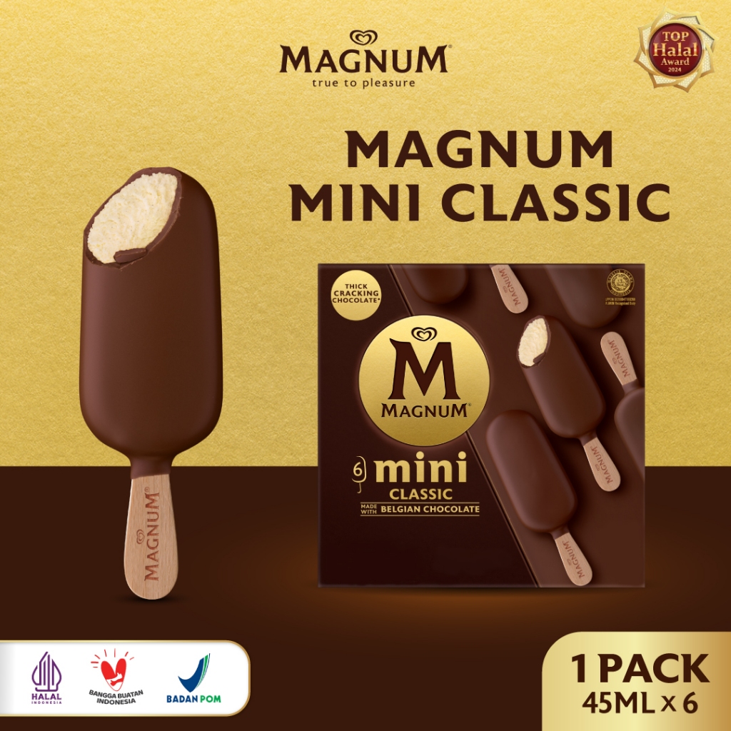 Magnum Mini Classic 6X45ml - Wall's Es Krim / Ice Cream