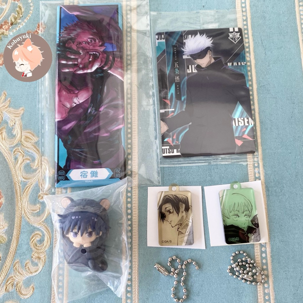 Official Jujutsu Kaisen merchandise various merch badge pin sukuna ryomen megumi fushiguro okurumita