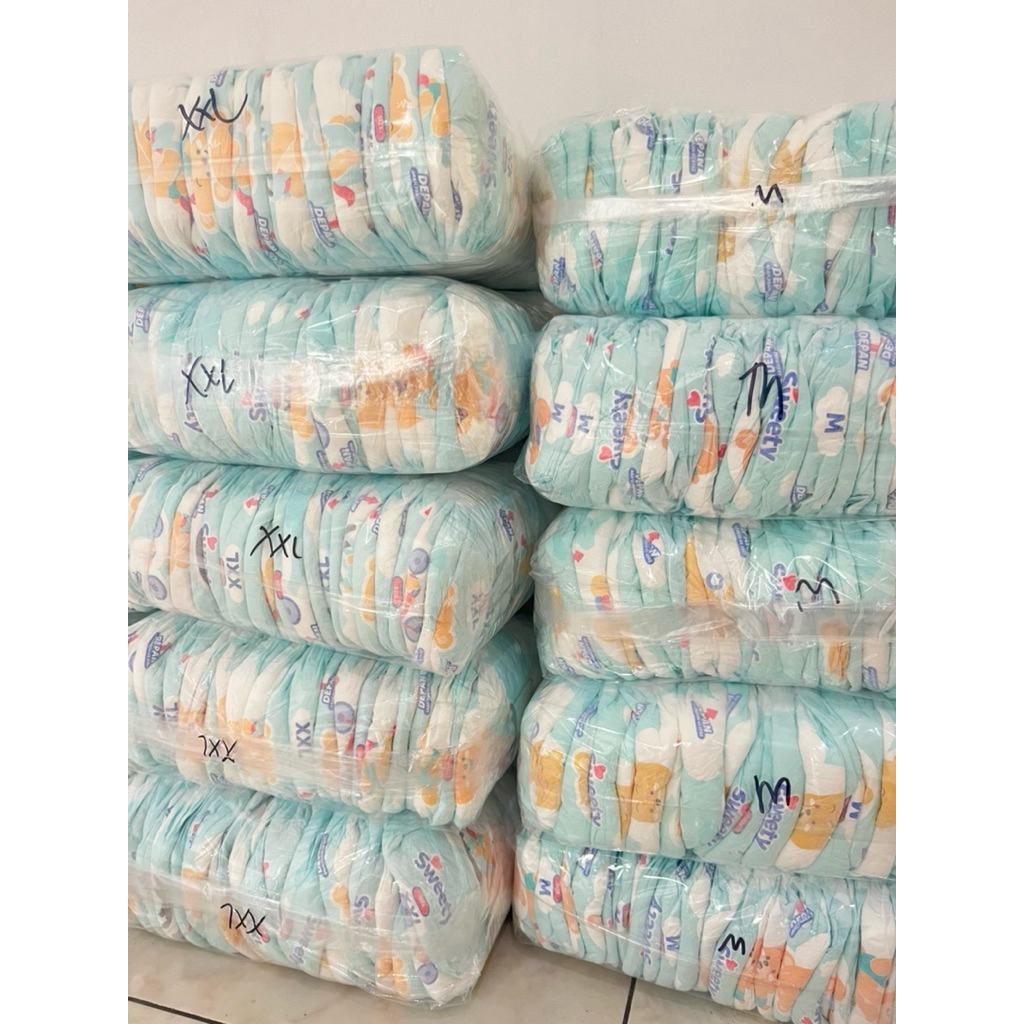 PAMPERS SWEETY NON KEMASAN ISI 50 PCS PREMIUM