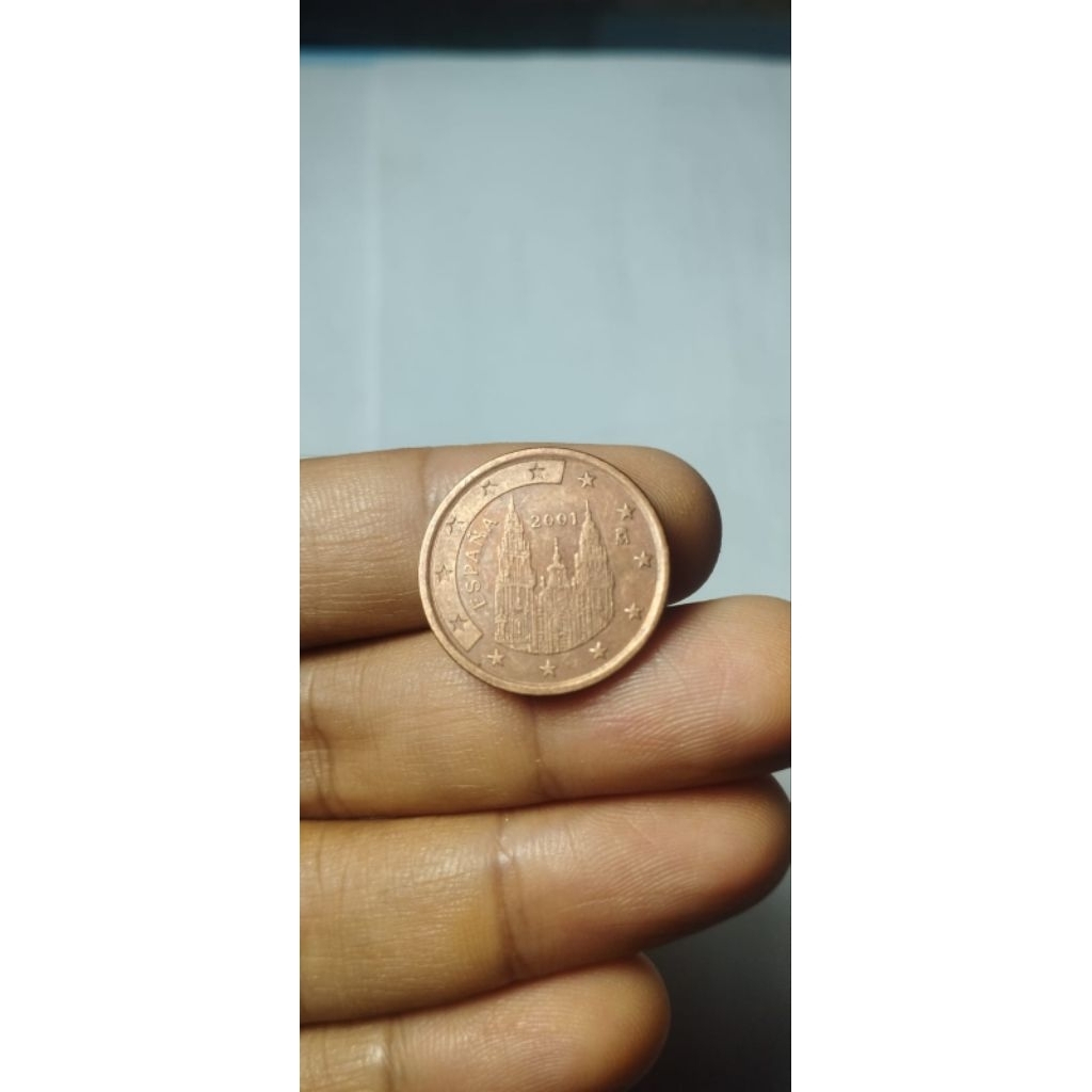 KOIN 5 SEN EURO SPANYOL ANEKA TAHUN