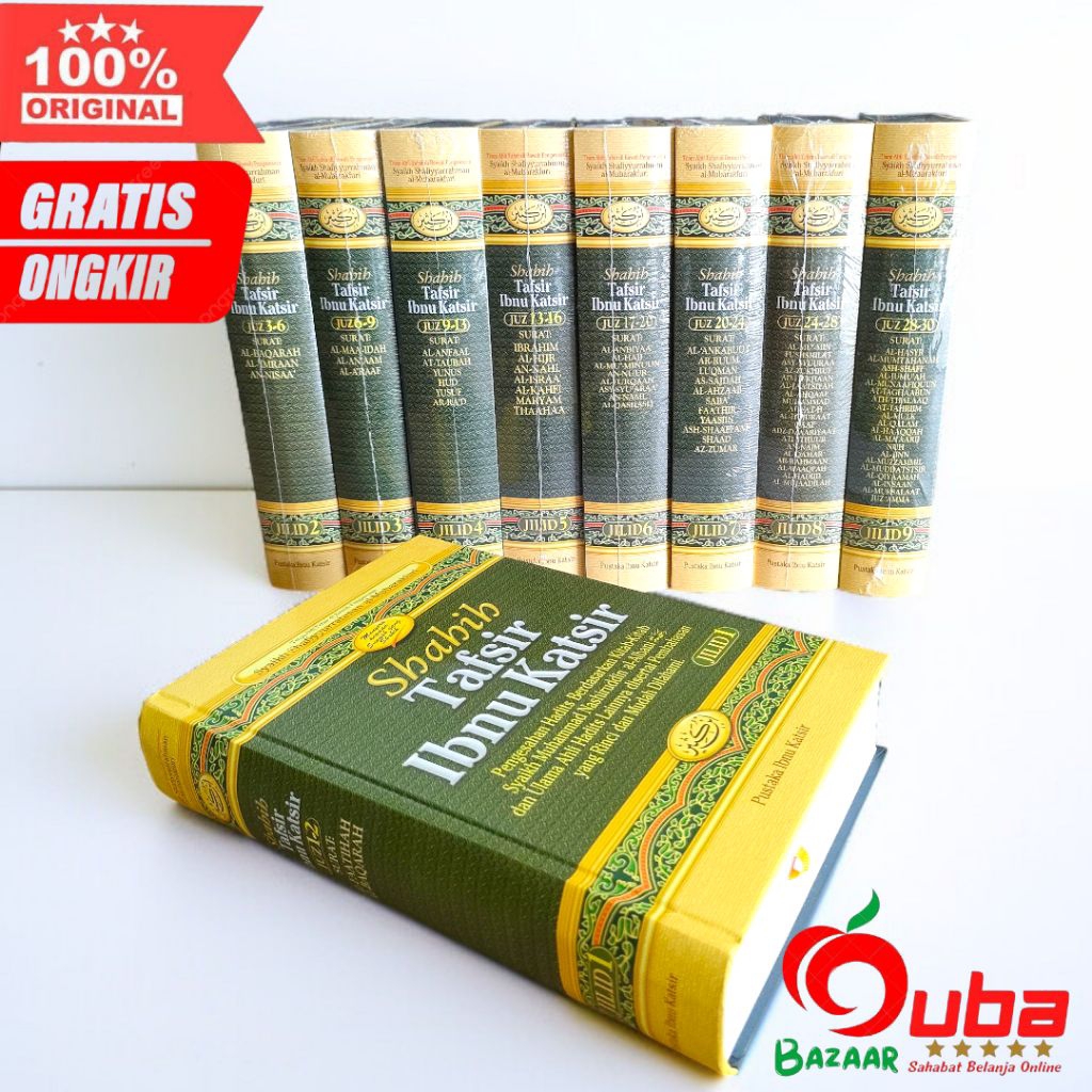 Kitab Shahih Tafsir Ibnu Katsir 9 Jilid Terjemah | Pustaka Ibnu Katsir