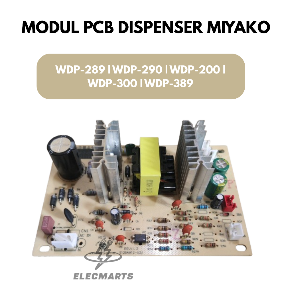 MODUL PCB PENDINGIN DISPENSER MIYAKO WD 289/WD 290/WD 389/WDP 200/WDP 300 ORIGINAL