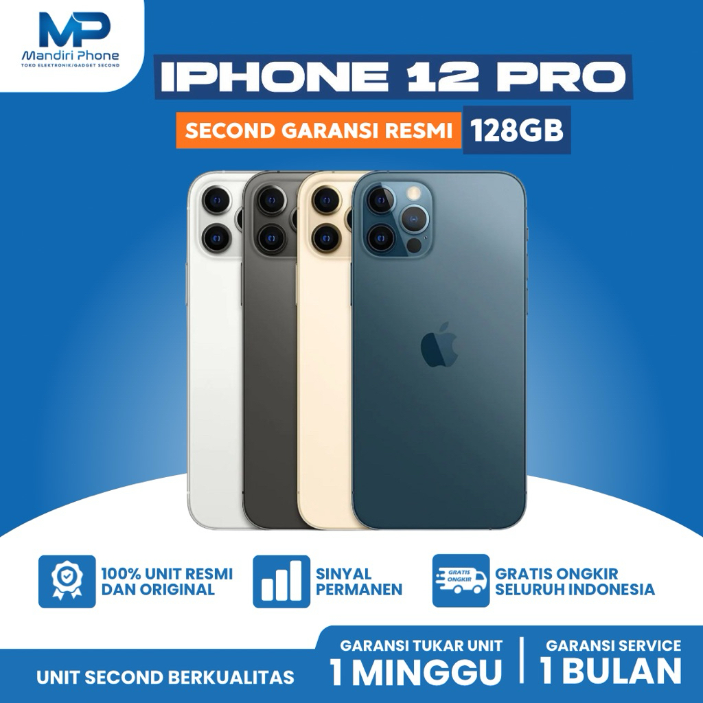 iPhone 12 PRO 128GB GOLD Garansi Resmi iBox