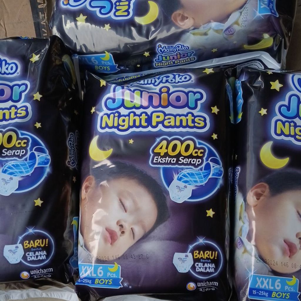 Mamypoko Junior Night Pants XXL 6 Boys