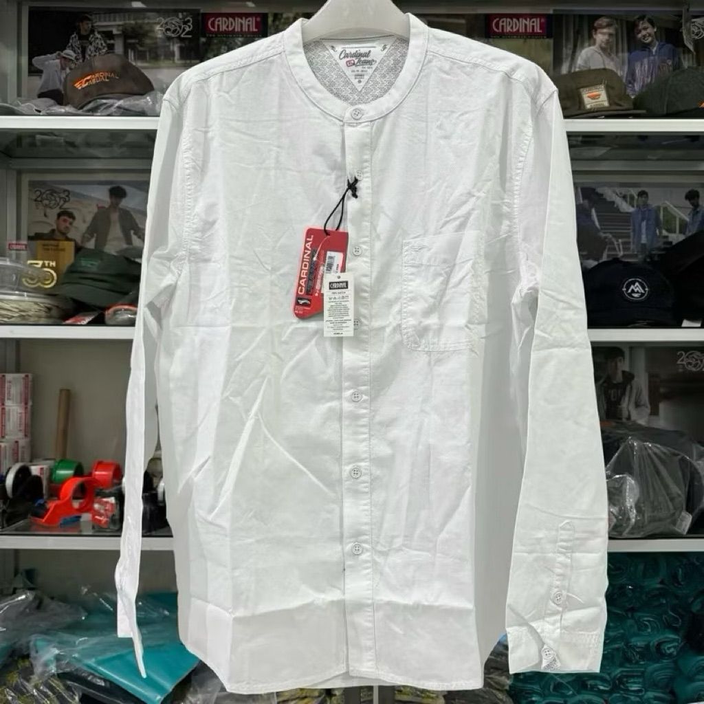 Baju Koko Cardinal Bigsize Lengan Panjang Original