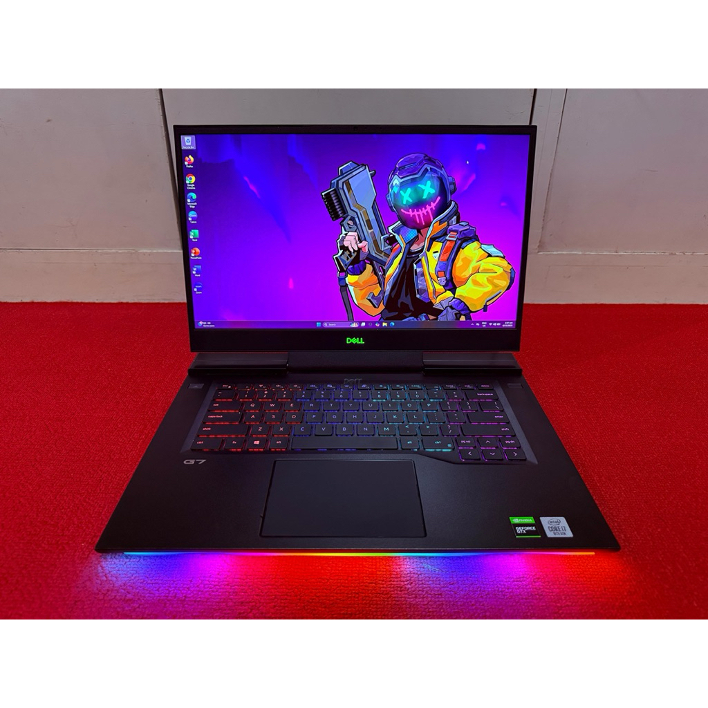 Laptop Gaming Dell G7 7500 i7 10750H GTX 1660Ti 16GB/1TB Mulus
