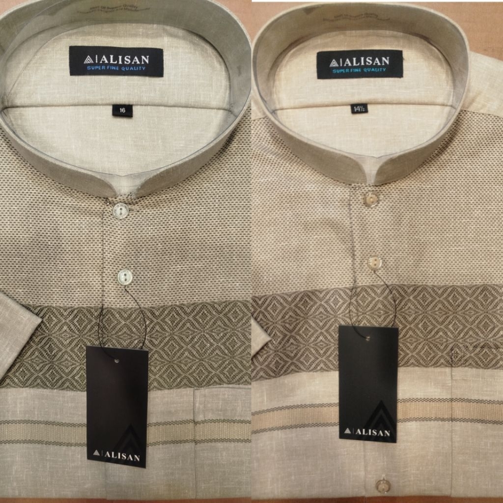 Alisan Koko/Baju Muslim Lengan pendek Reguler