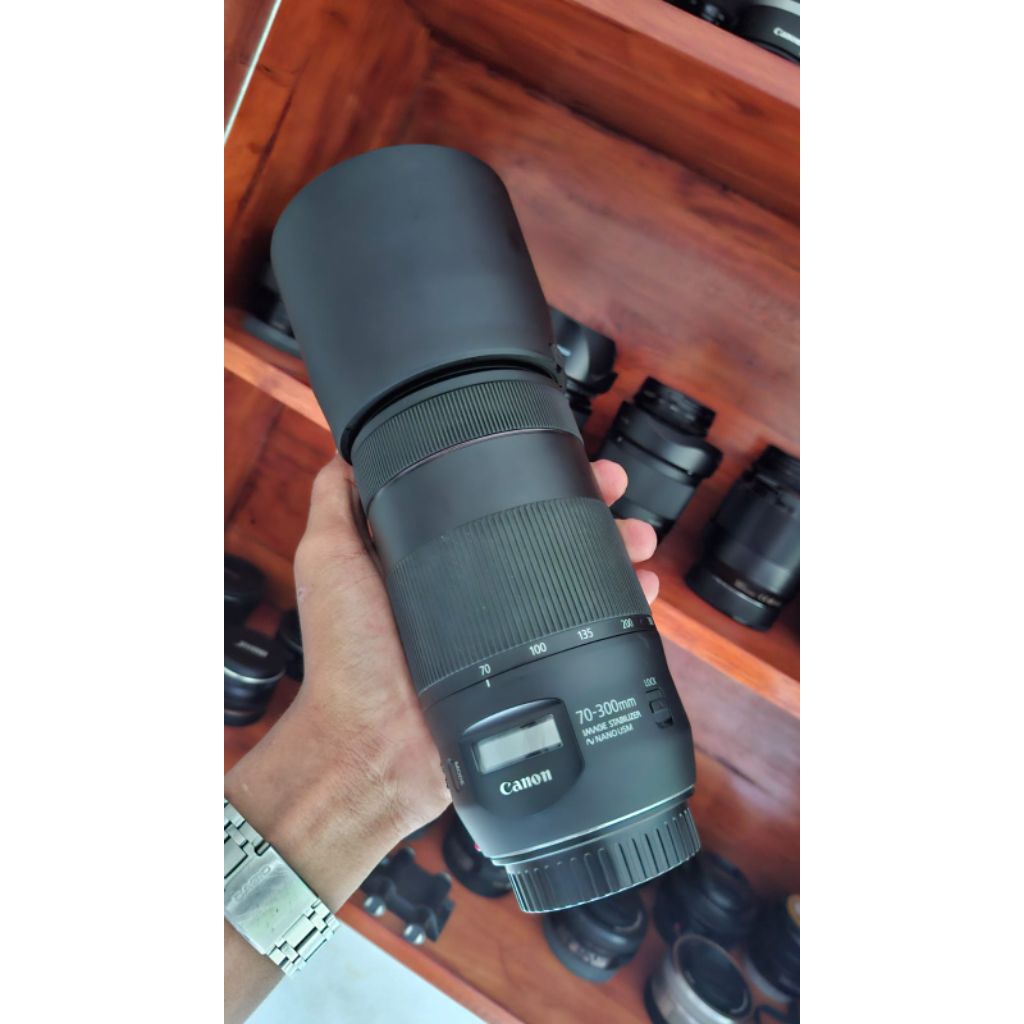 LENSA TELE CANON 70-300mm image stabilizer