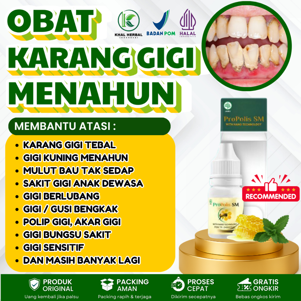 Pembersih Karang Gigi, Atasi Gigi Kuning Bau, Atasi Ulat Gigi Anti Karang Gigi Membandel Karang Gigi