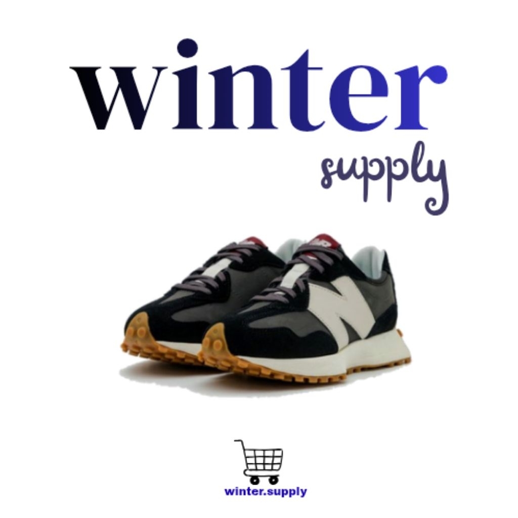 WINTER - Sneakers NB MS327 Black Grey White "100% BNIB"