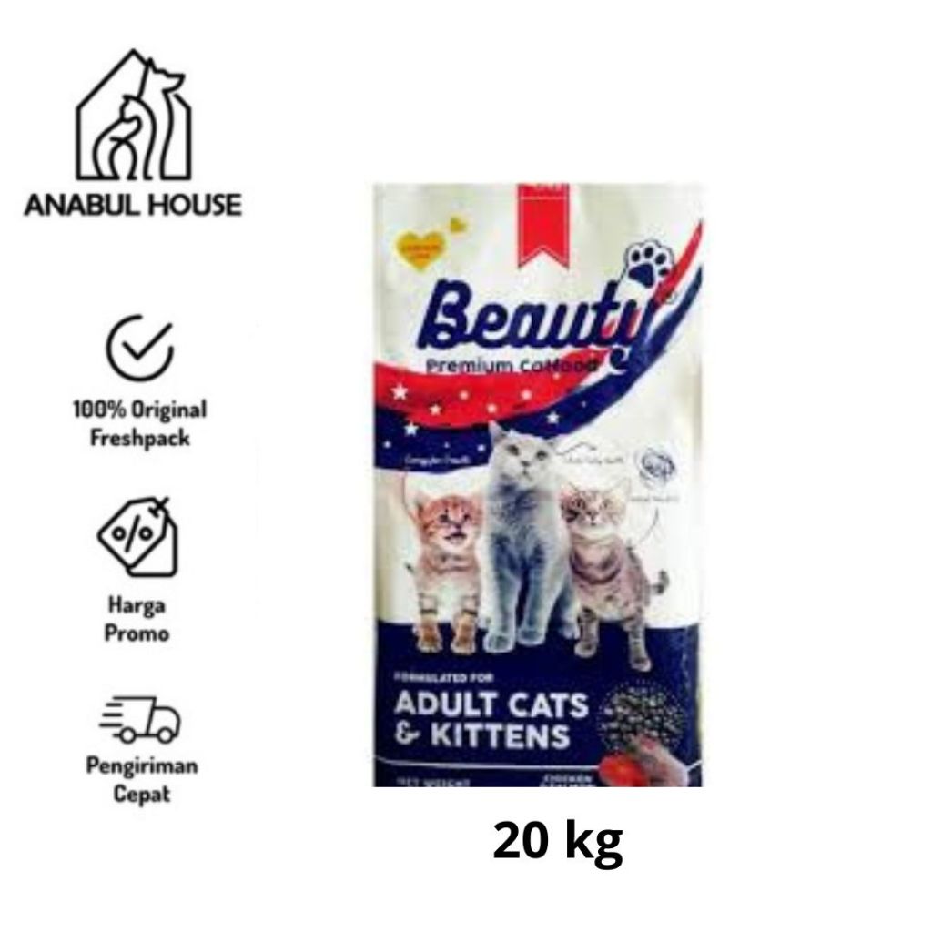Makanan Kucing Beauty Premium 20 KG