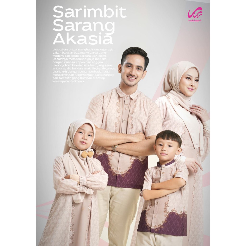 BAJU KOKO GAMIS COUPLE SARANG AKASIA RABBANI ORI