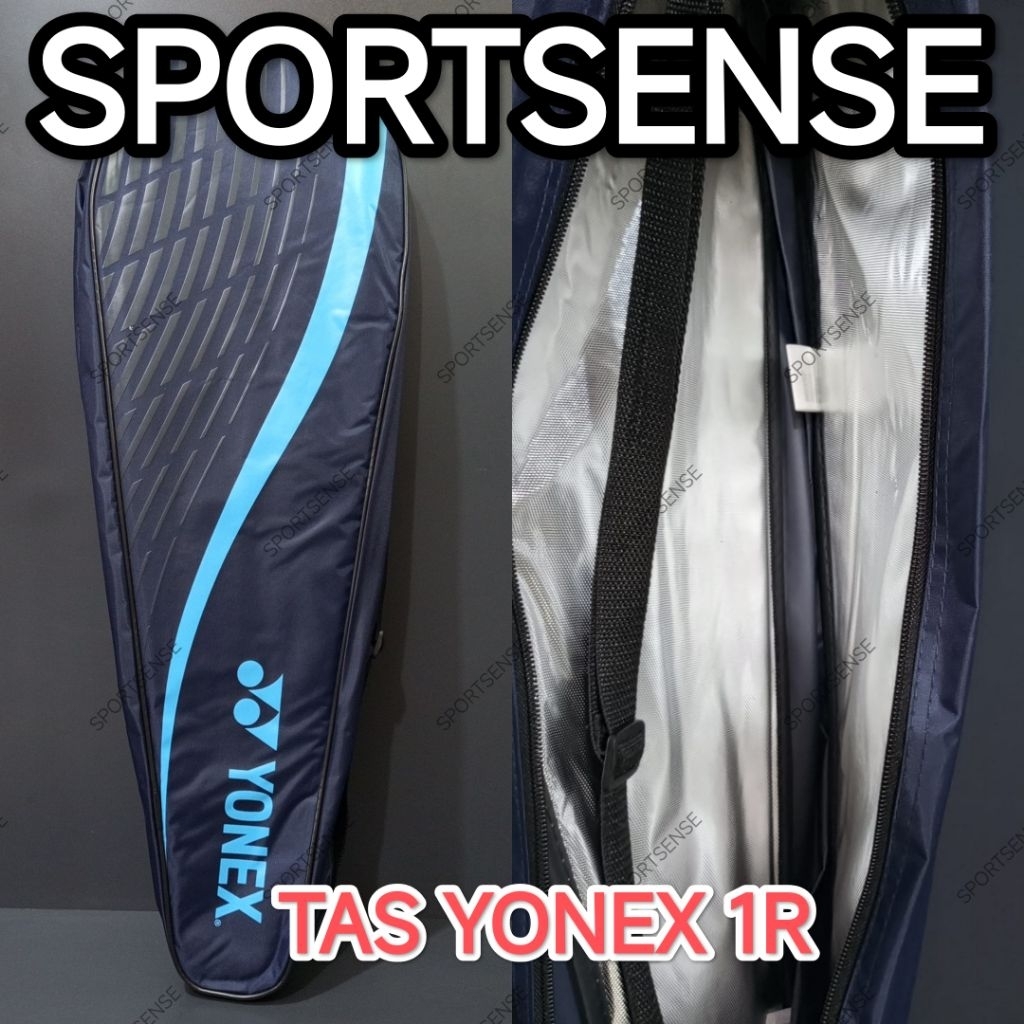 Tas Badminton Bulutangkis Yonex 1 Zip Resleting Thermo Original