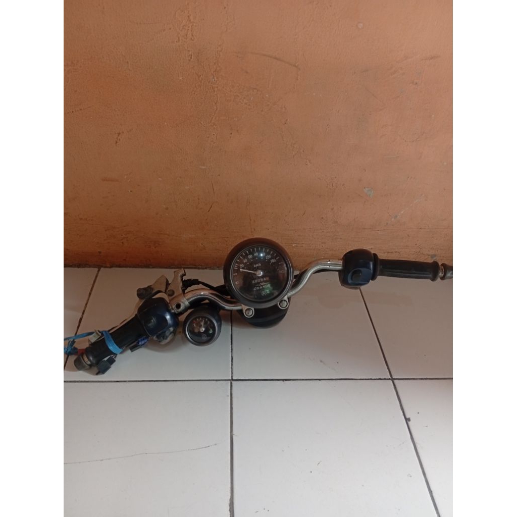 Stang stir Set Speedometer spidometer kilometer Fino 125 Fi Grande Original copotan