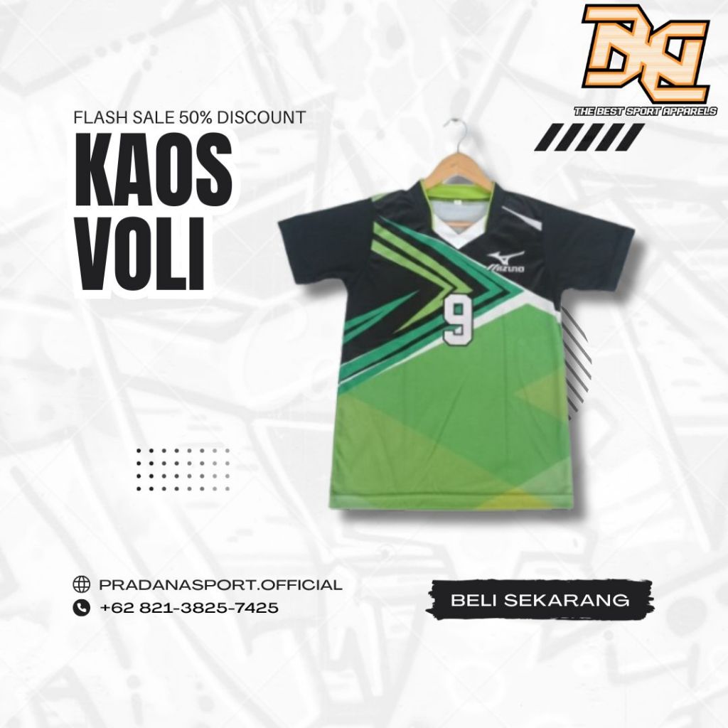 JERSEY VOLI/ KAOS VOLI PRINTING ANAK CEWEK/COWOK