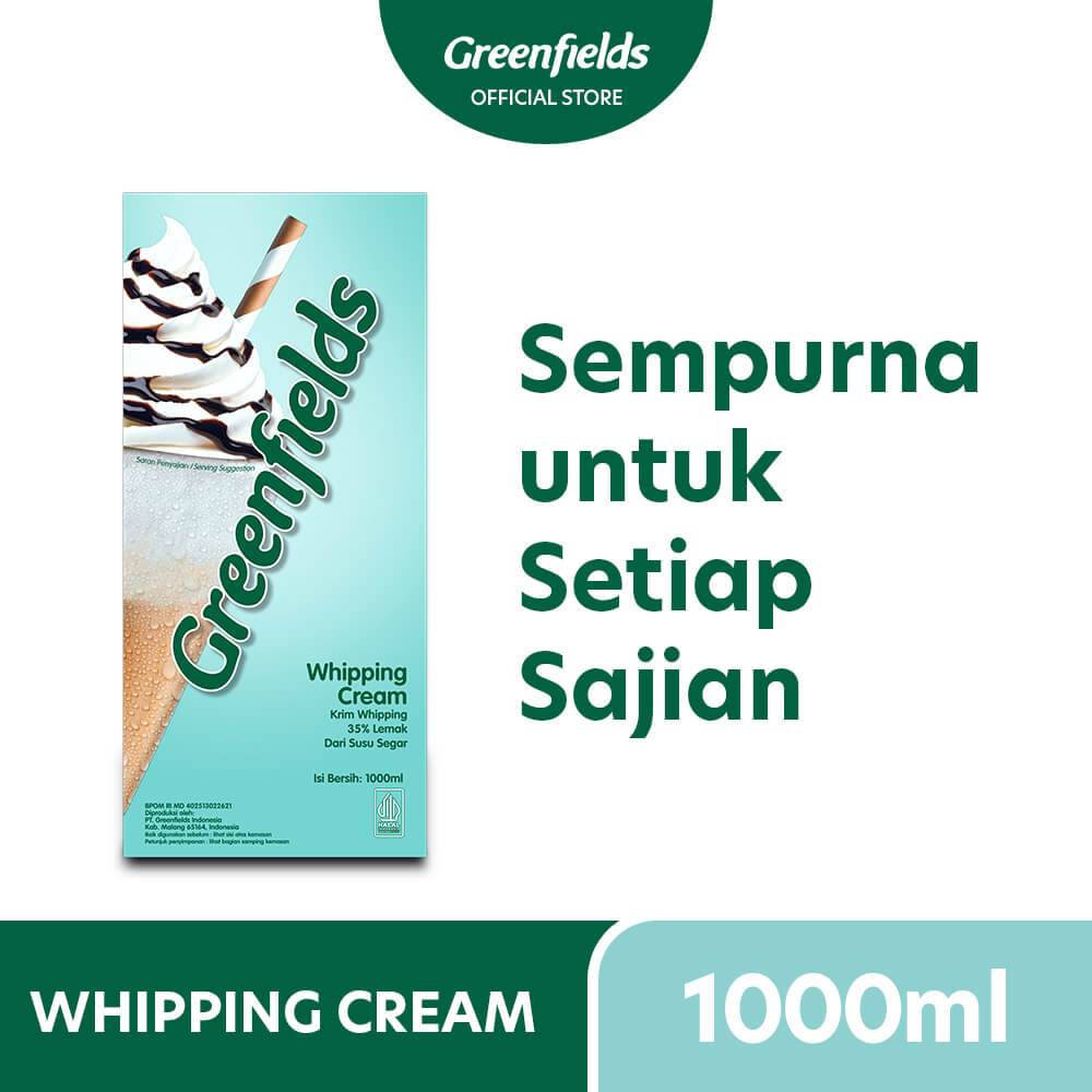 Greenfields Whipping Cream 1 Liter / Greenfield Whipping Cream 1000 ml