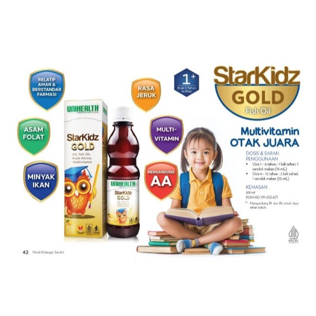 STARKIDZ GOLD Unihealth Multivitamin dan Multimineral Anak